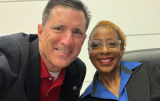 Rip Colvin, FGFOA Immediate Past President and Central Florida Local Chapter President Jennifer Walker
